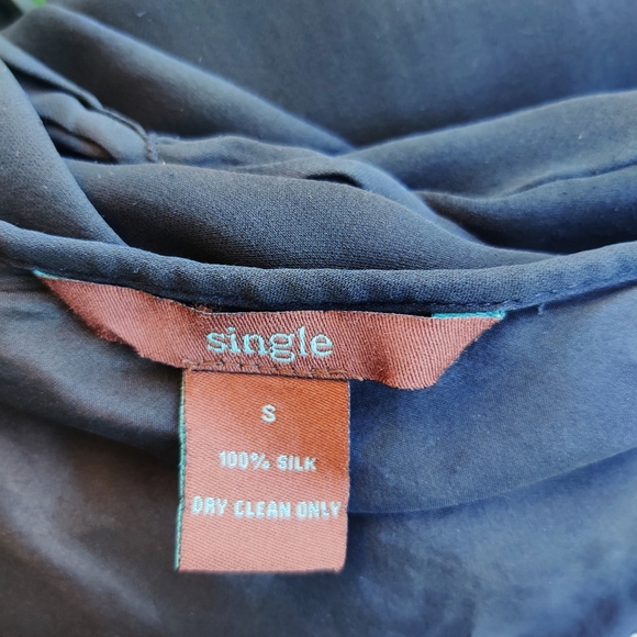 Black One Shoulder Dress by: Single Sz S - Picture 5 of 5